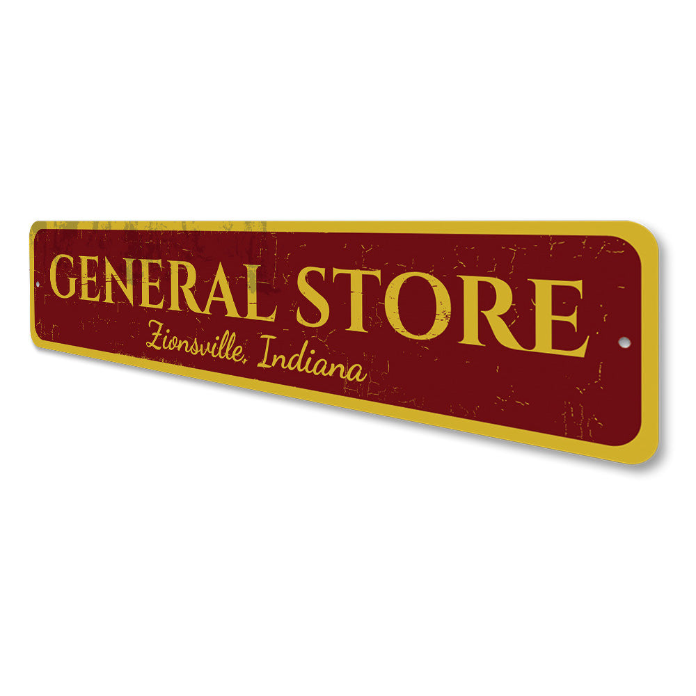 General Store Sign Aluminum Sign