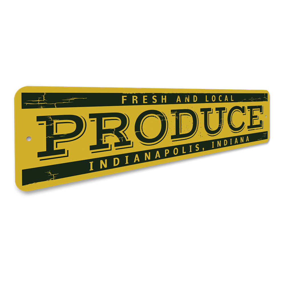 Produce Sign Aluminum Sign