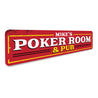 Poker Room & Pub Sign Aluminum Sign