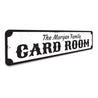 Card Room Sign Aluminum Sign