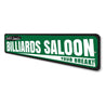 Billiards Saloon Sign Aluminum Sign