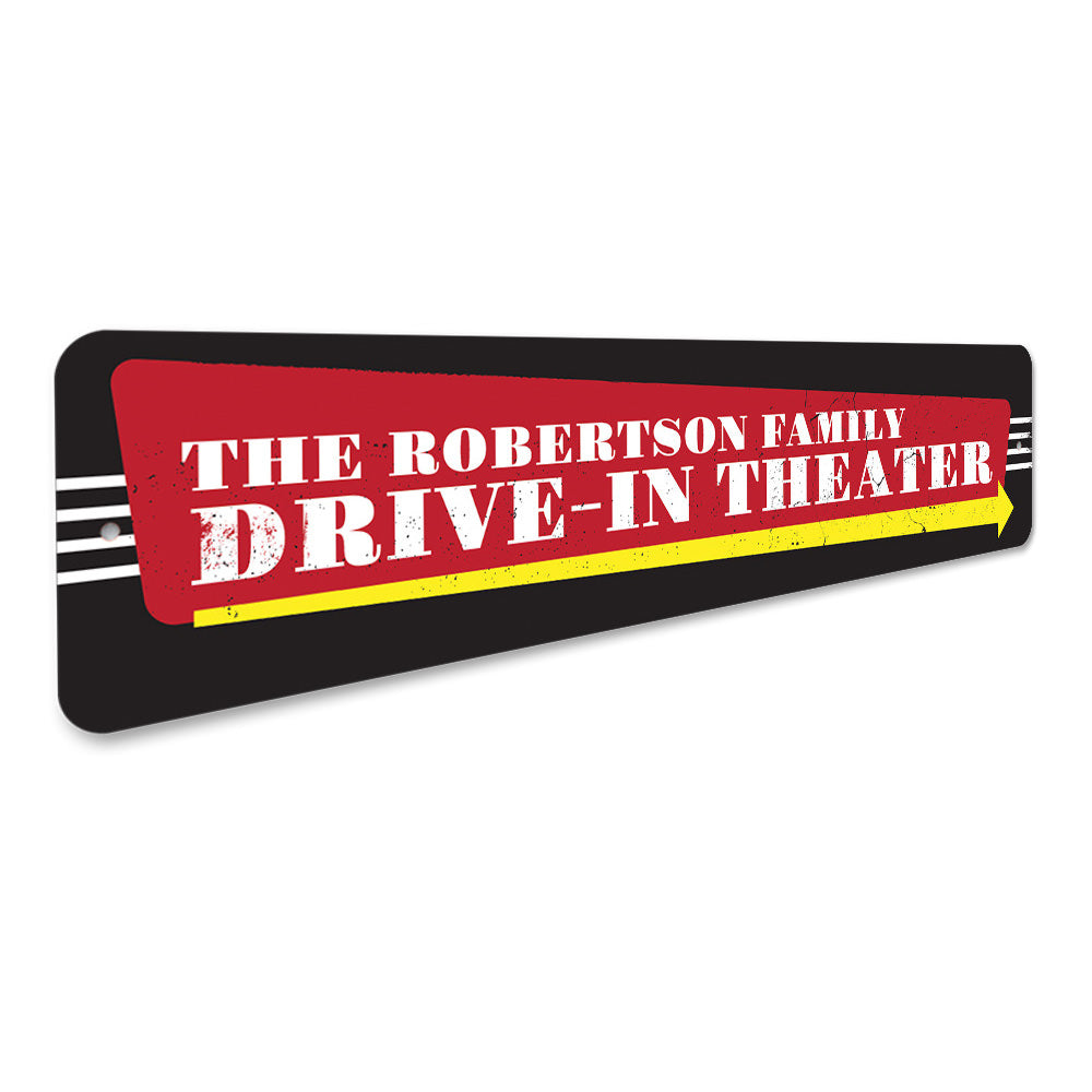 Drive-In Theater Sign Aluminum Sign