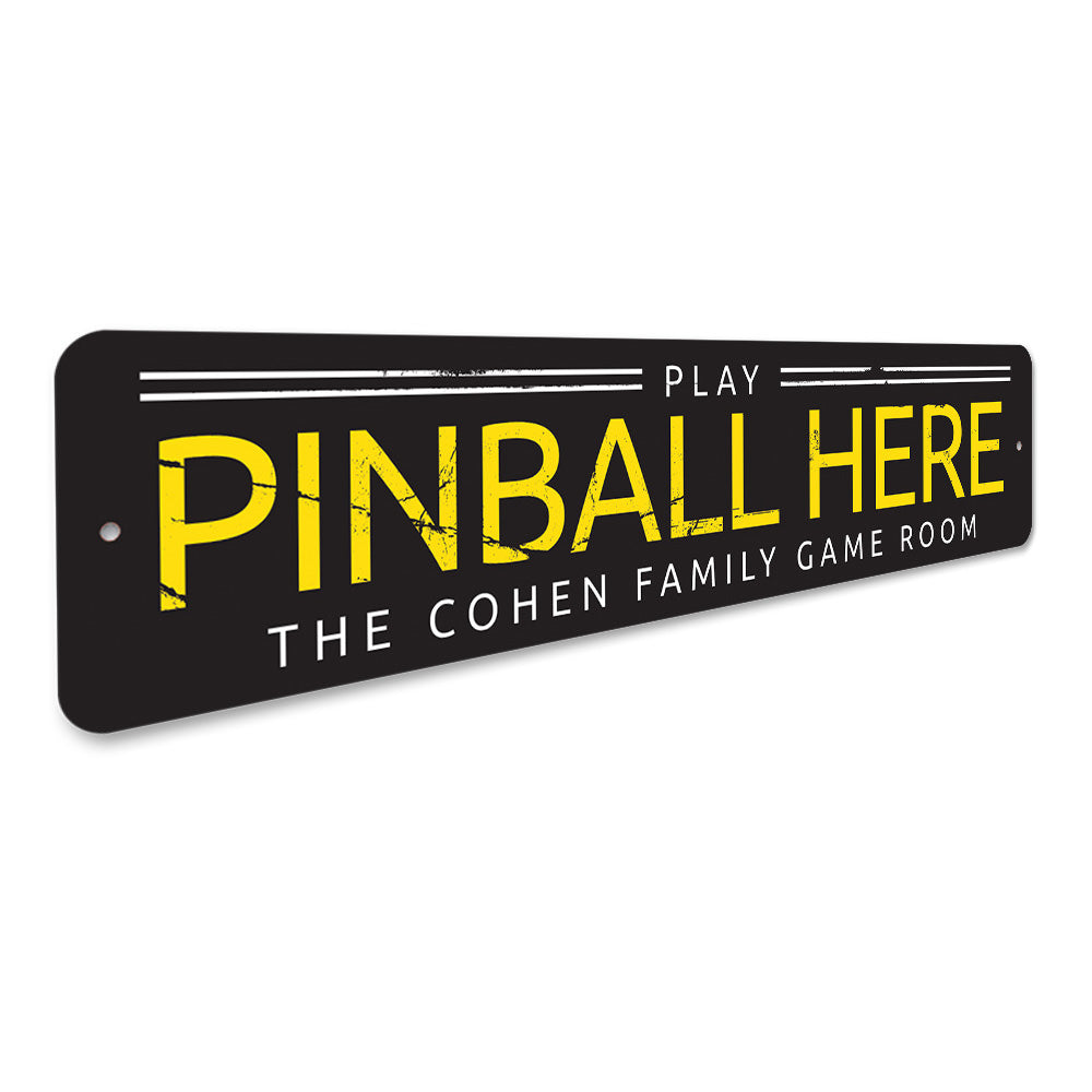 Pinball Sign – Lizton Sign Shop