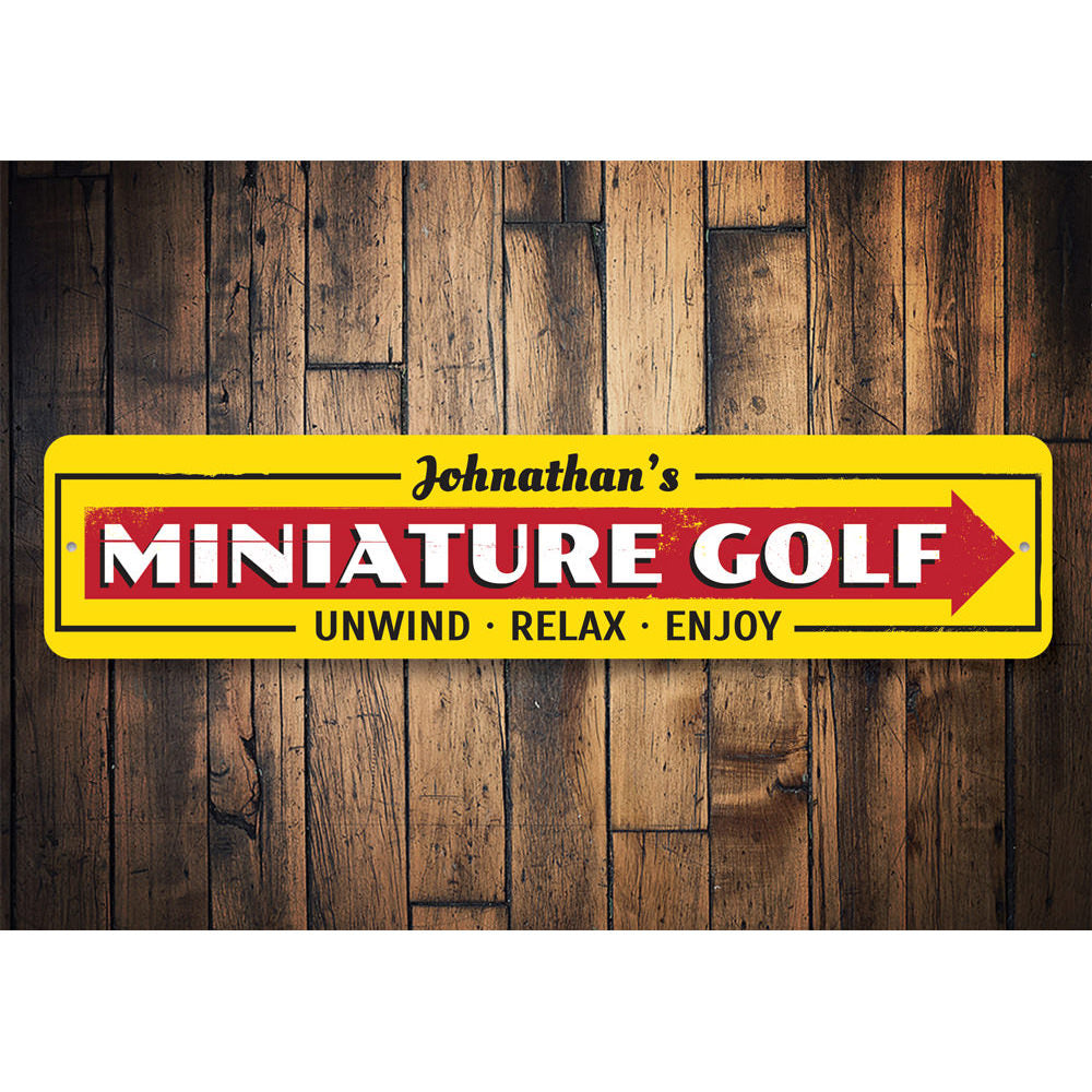 Mini Golf Sign – Lizton Sign Shop