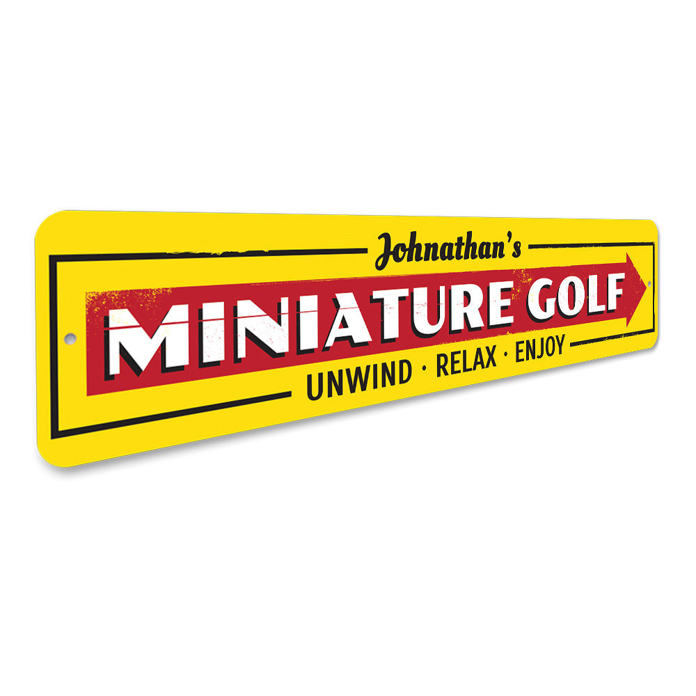 Mini Golf Sign – Lizton Sign Shop