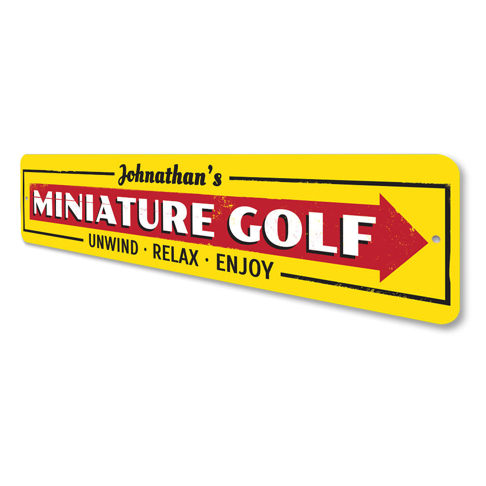 Mini Golf Sign – Lizton Sign Shop
