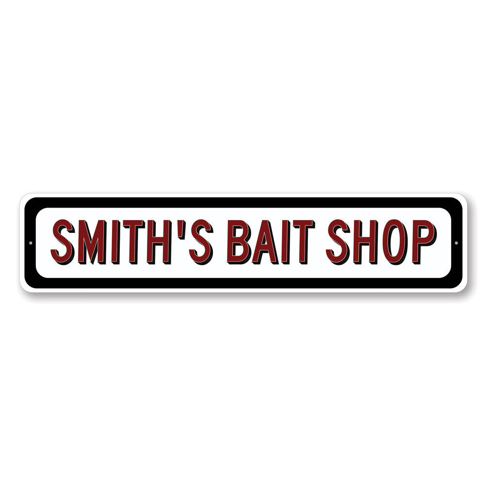 Bait Shop Sign Aluminum Sign