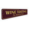 Wine Tasting Sign Aluminum Sign