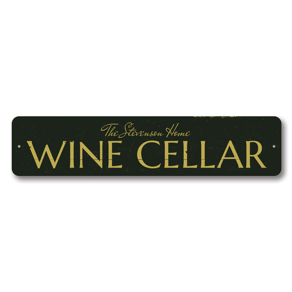 Wine Cellar Sign Aluminum Sign