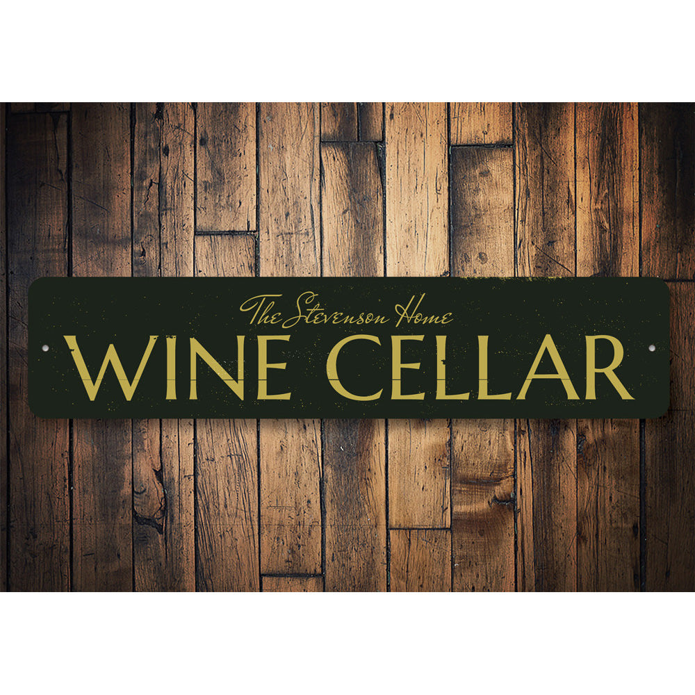 Wine Cellar Sign Aluminum Sign