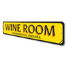 Wine Room Location Sign Aluminum Sign