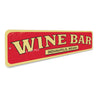 Wine Bar Location Sign Aluminum Sign