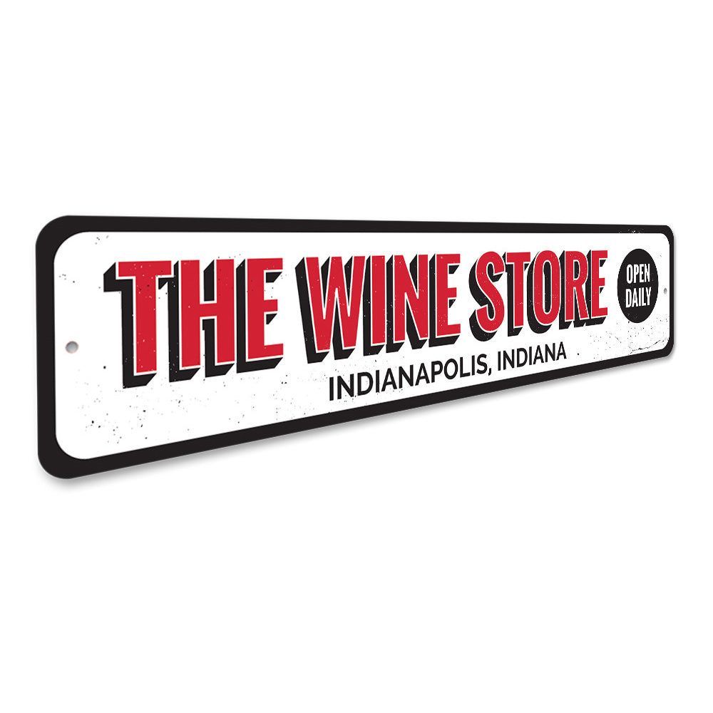 Wine Store Sign Aluminum Sign