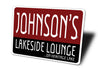 Lakeside Lounge Sign Aluminum Sign