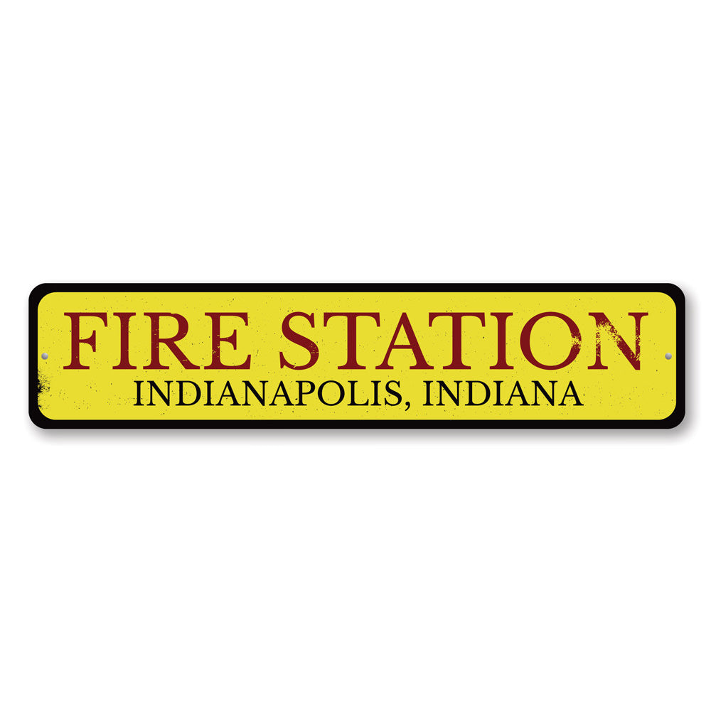Fire Station Sign – Lizton Sign Shop