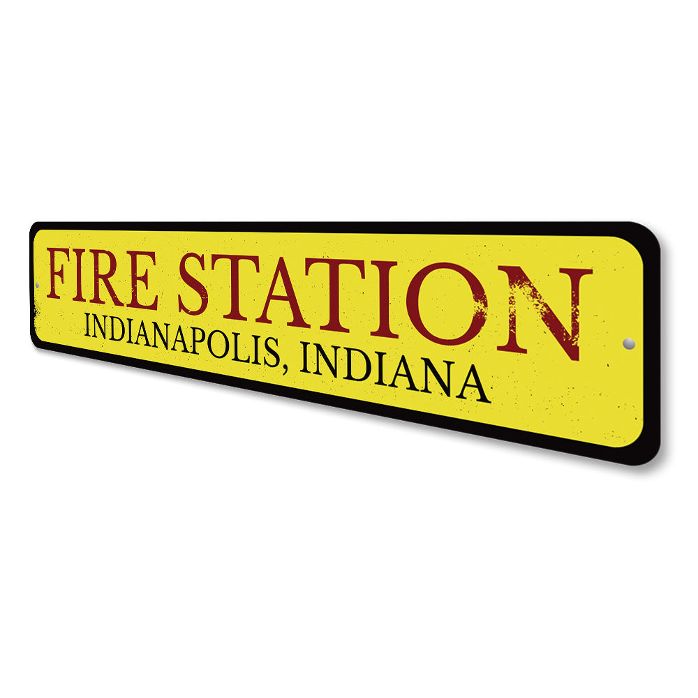 Fire Station Sign Aluminum Sign