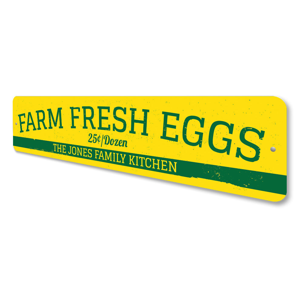 Farm Fresh Eggs Sign Aluminum Sign