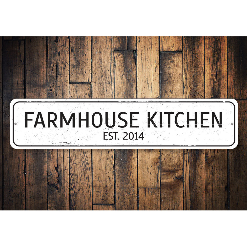Metal Farmhouse Kitchen Sign