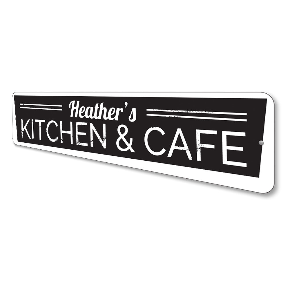 Kitchen and Cafe Sign Aluminum Sign