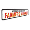 Farmers Market Sign Aluminum Sign