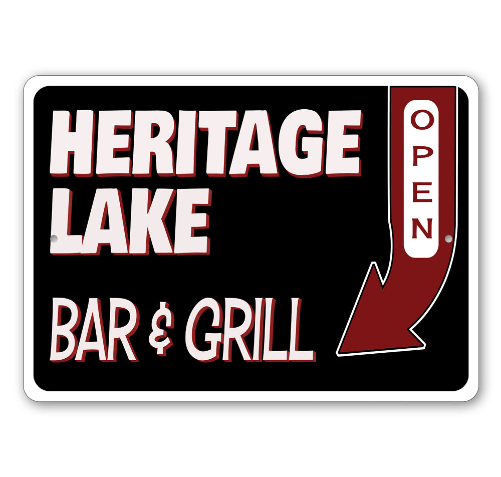 Lakeside Bar & Grill Sign