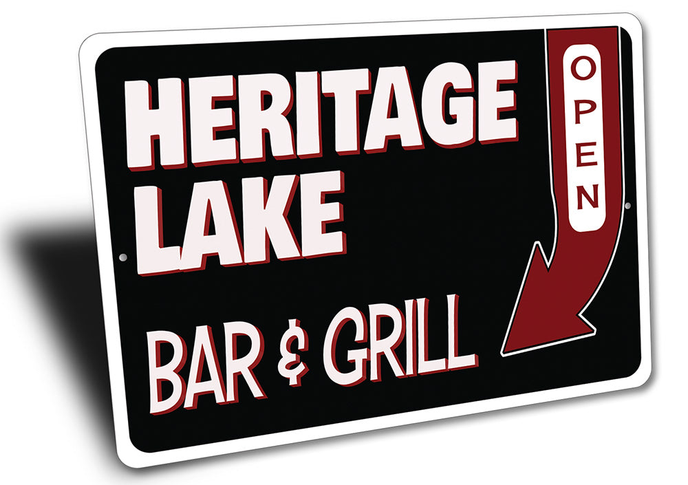 Lakeside Bar & Grill Sign