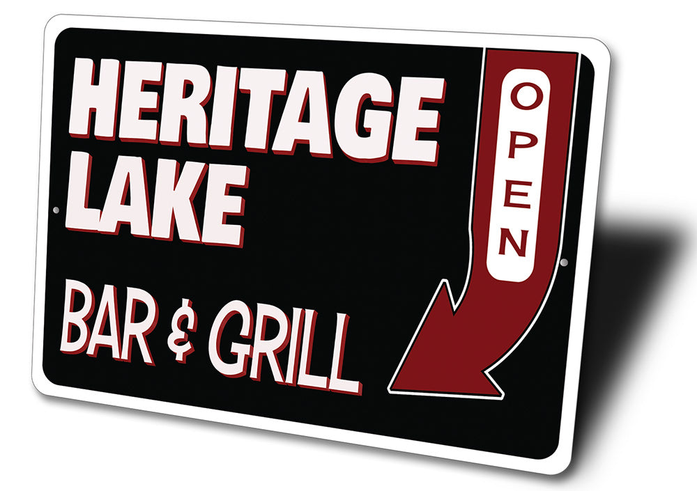 Lakeside Bar & Grill Sign