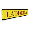 Ladder Number Sign Aluminum Sign