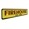 Firehouse Established Date Sign Aluminum Sign