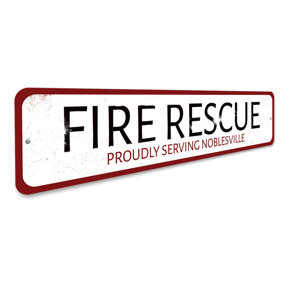 Fire Rescue Pride Sign Aluminum Sign