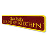 Country Kitchen Sign Aluminum Sign