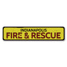 City Fire & Rescue Sign Aluminum Sign