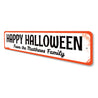 Family Halloween Sign Aluminum Sign