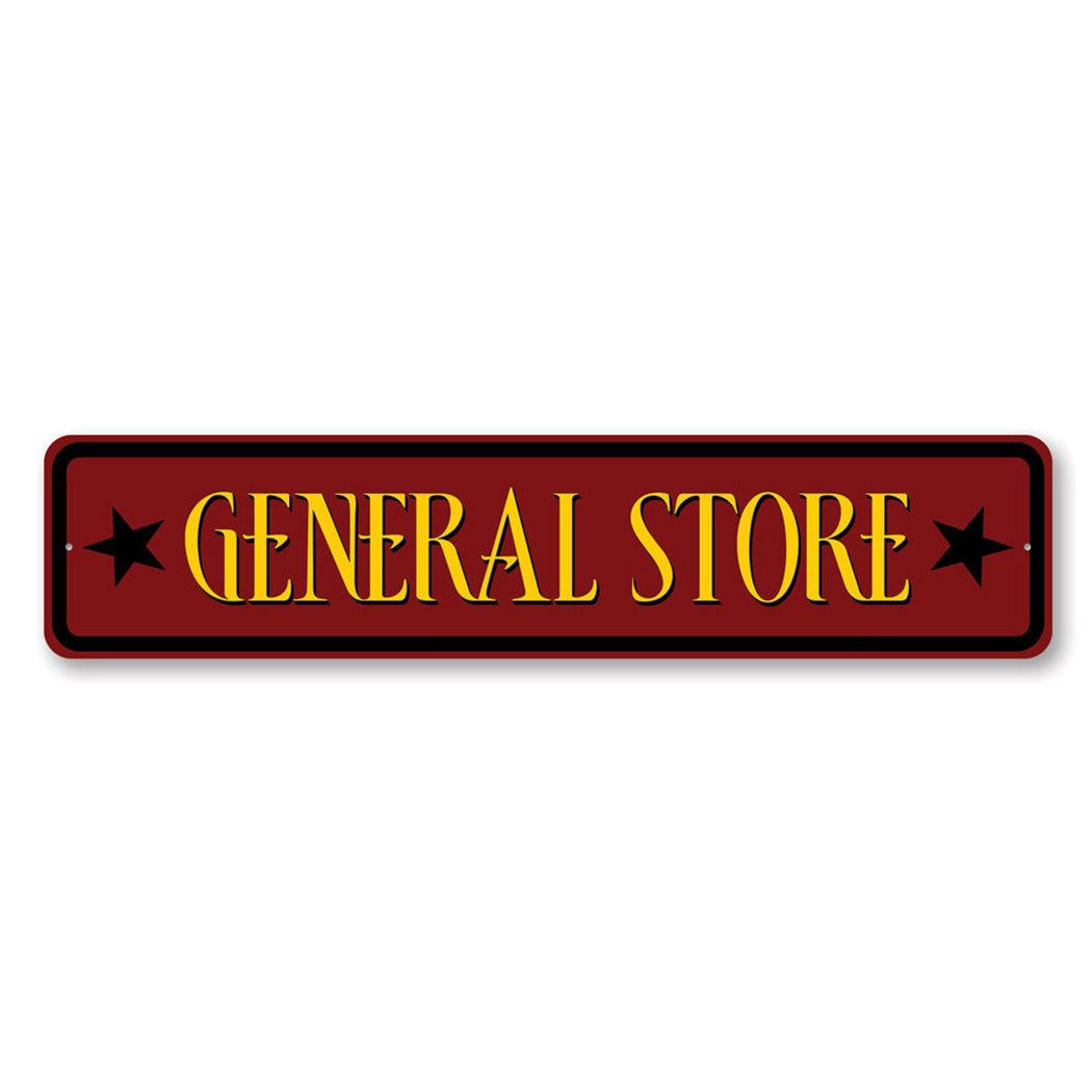 General Store Novelty Metal Sign