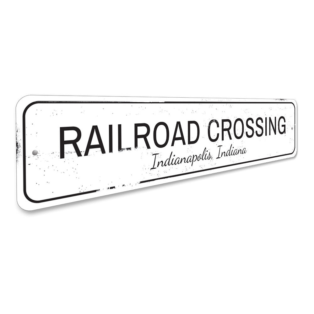 Railroad Crossing Sign Aluminum Sign
