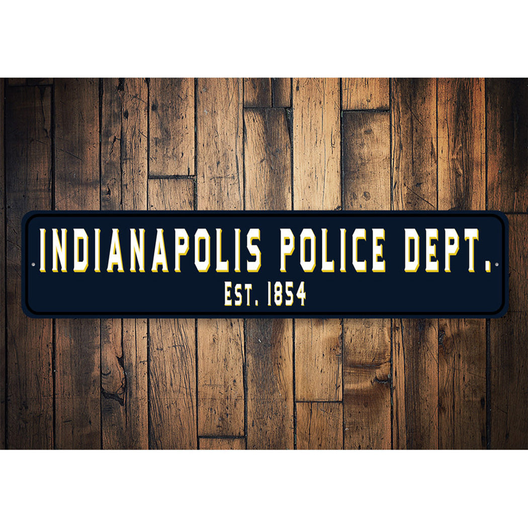 Police Department Established Year Sign