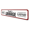 Garage Service & Repair Sign Aluminum Sign