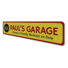 Open Garage Sign Aluminum Sign