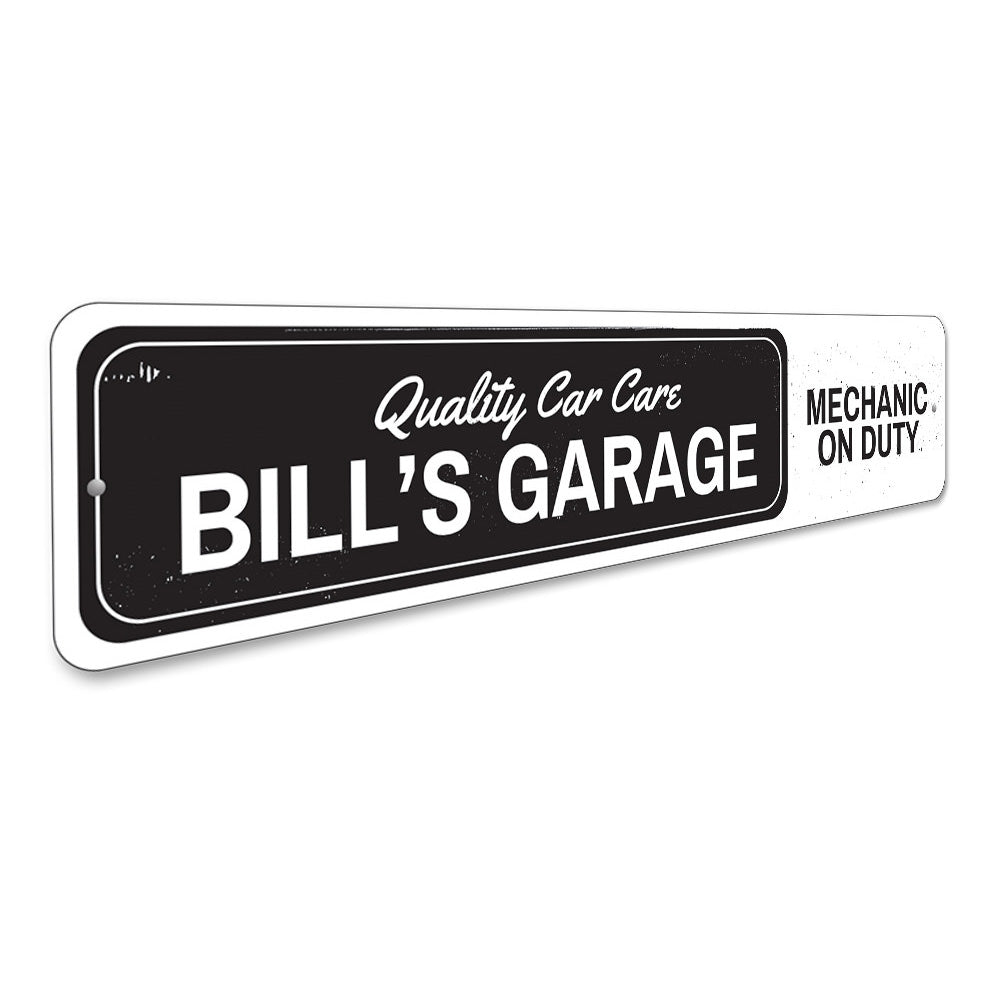 Quality Car Care Sign Aluminum Sign