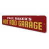 Hot Rod Garage Sign Aluminum Sign
