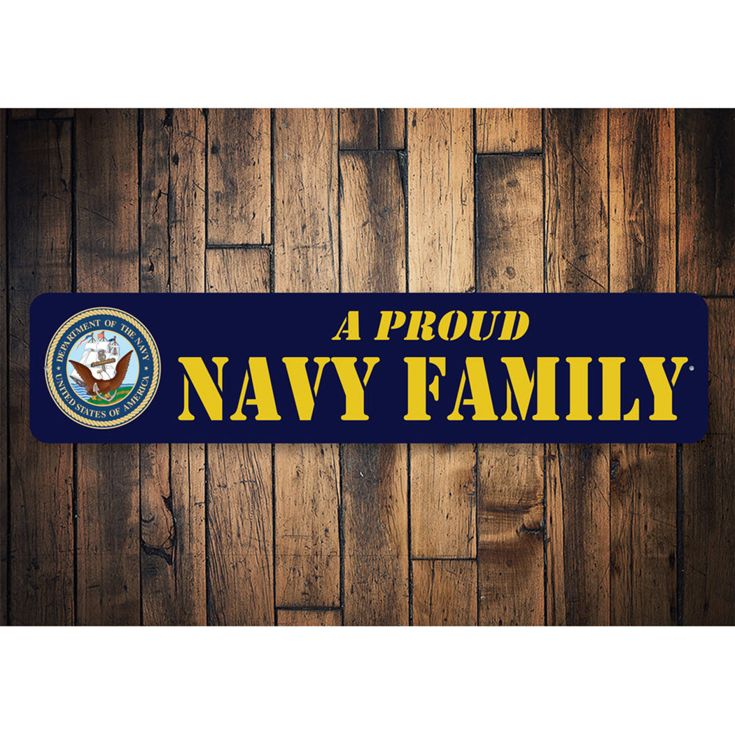 Proud Navy Family Sign