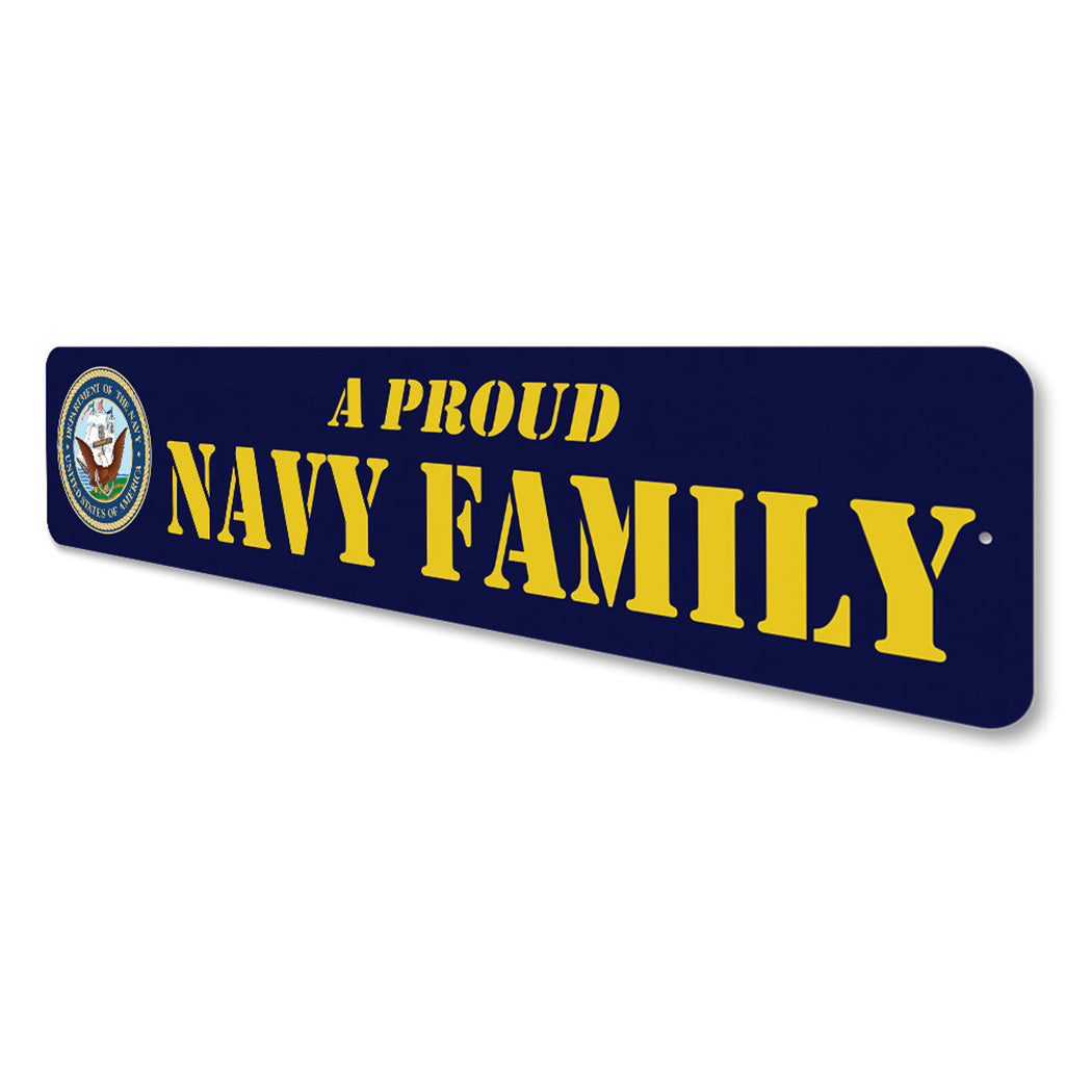Proud Navy Family Sign