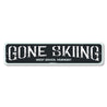 Gone Skiing Sign Aluminum Sign