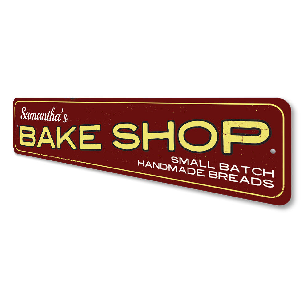 Bake Shop Name Sign Aluminum Sign