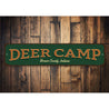 Deer Camp Sign Aluminum Sign