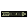 Rumpus Room Arrow Sign