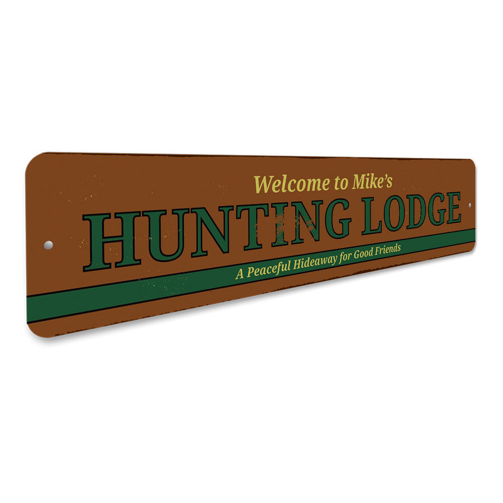 Hunting Lodge Sign Aluminum Sign