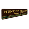 Hunting Season Open Sign Aluminum Sign