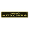 Elk Camp Sign Aluminum Sign