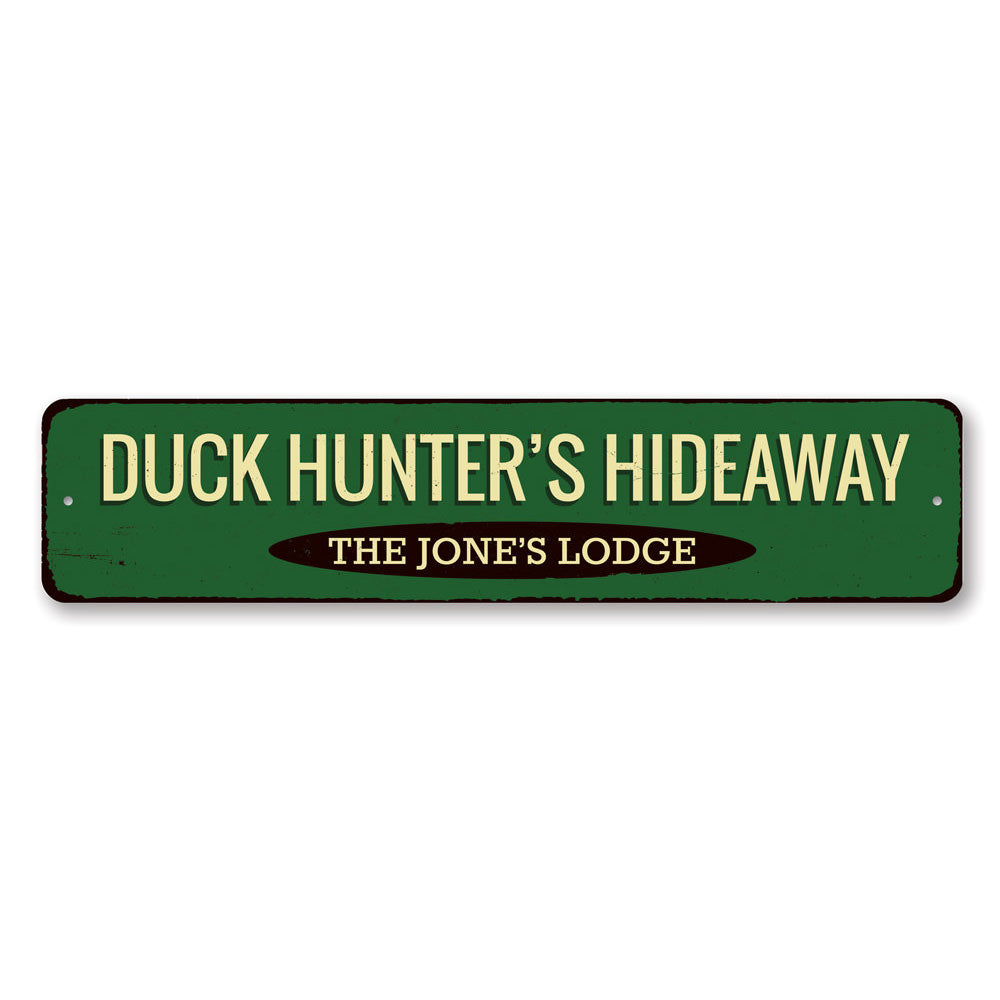 Duck Hunter Sign Aluminum Sign